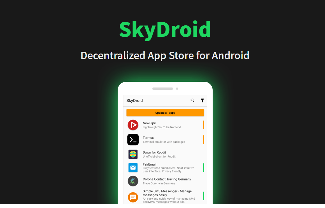 SkyDroid screenshot